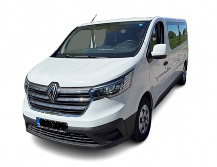 R2 Renault Trafic rental minibus (8 seats)