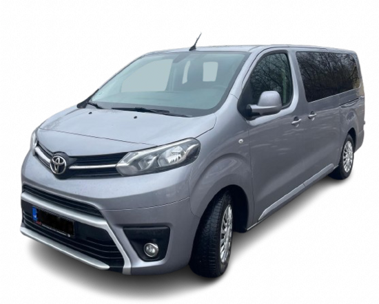 T1 Toyota Proace (A/T automāts) nomas mikroautobuss (8+1 vieta)